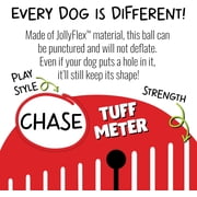 Jolly Pets Floatable Soccer Ball Dog Toy, Orange, Round, 6