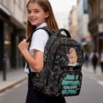 thumbnail image 5 of Yuyamidu Cute Capybara Print Kids Backpack for School Boys Girls 1st-4th Grade, 17 Inch Lightweight Waterproof Multi-Pocket Bookbag with Padded Shoulder Straps, Math Lover Gifts for Students, 5 of 8