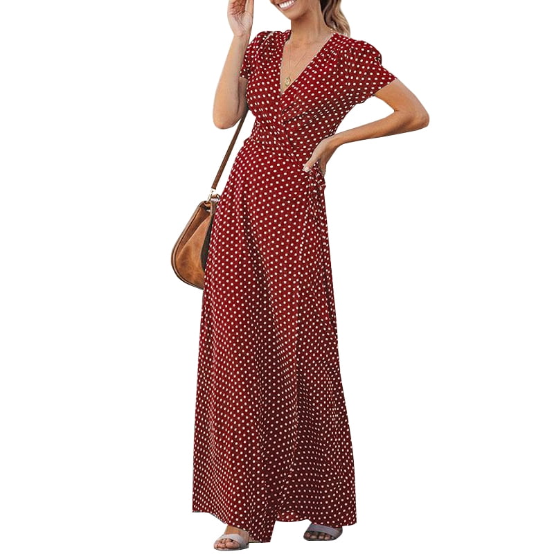 polka dot women's dress