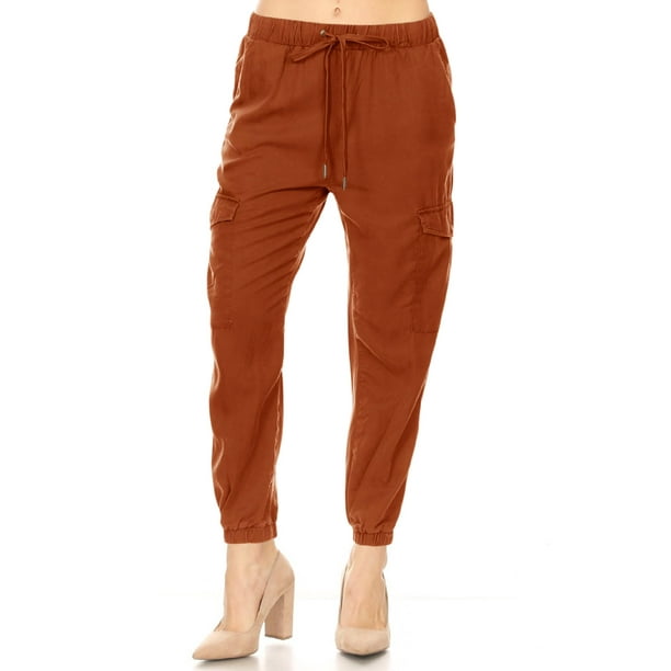 drawstring waist solid sweatpants