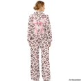 thumbnail image 2 of Glofpot Women's 2 Piece Outfits, Mock Neck Sweatsuits Loungewear Set Long Sleeve Sweatshirt, Wide Leg Sweatpants, Oversized Sweat Sets, Casual Tracksuit, Drawstring Activewear, Pink Leopard Bow, 2 of 7