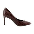 thumbnail image 6 of Naturalizer Anna Women's Heels Cranberry Red Croco Size 8 M, 6 of 8