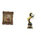 thumbnail image 1 of Marco de fotos floral tallado a mano y figura de caballo. Colección de estatuas modernas. Adorno de mesa para oficina, dormitorio, hogar, decoración,, 1 of 8