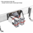 thumbnail image 5 of Soporte para Escobas de Pared de Acero Inoxidable, Colgador de Escobas de Pared con 3 Ranuras y 4 Ganchos para Cocina, Baño, Garaje y Jardín, Negro, 5 of 5