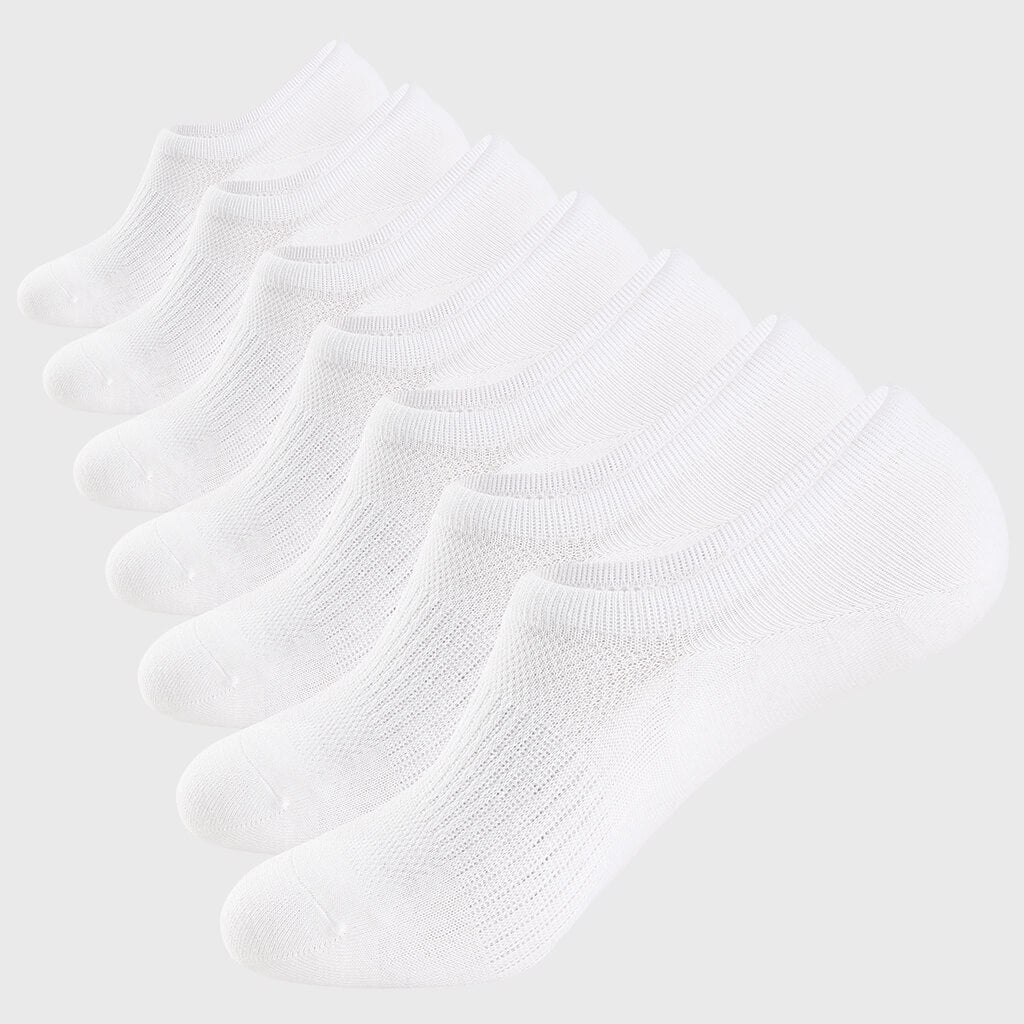 WANDER No Show Socks Mens 7 Pairs Cotton Thin Non Slip Low Cut Mens Invisible Casual Socks