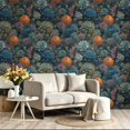 thumbnail image 2 of Vibrant Succulent Floral Wallpaper, Boho Rustic Floral peel and stick wallpaper, waterproof, Home Decor for Living Room, Bedroom, Bathroom, Kitchen Cabinet, Dorm Room, renter friendly [17.7 * 118 in], 2 of 8