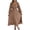 Khaki, variant on Flowy Dresses for Women Square Neck Smocked Waist Puff Long Sleeve Midi Dress Fall Party Elegant Ruffle Hem A Line Dress