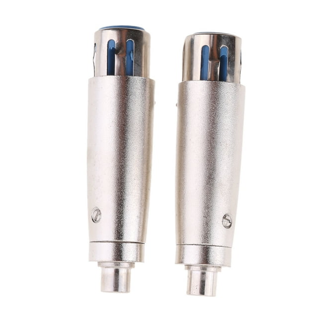 Conector XLR de a conector RCA Phono Adaptador de sonido mezclador de micrófono Baoblaze xlr hembra a rca hembra