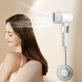 thumbnail image 3 of Soporte de pared para secador de pelo sin taladro | Soporte ajustable de 360 grados | Organizador de baño y tocador para herramientas de peinado, 3 of 5