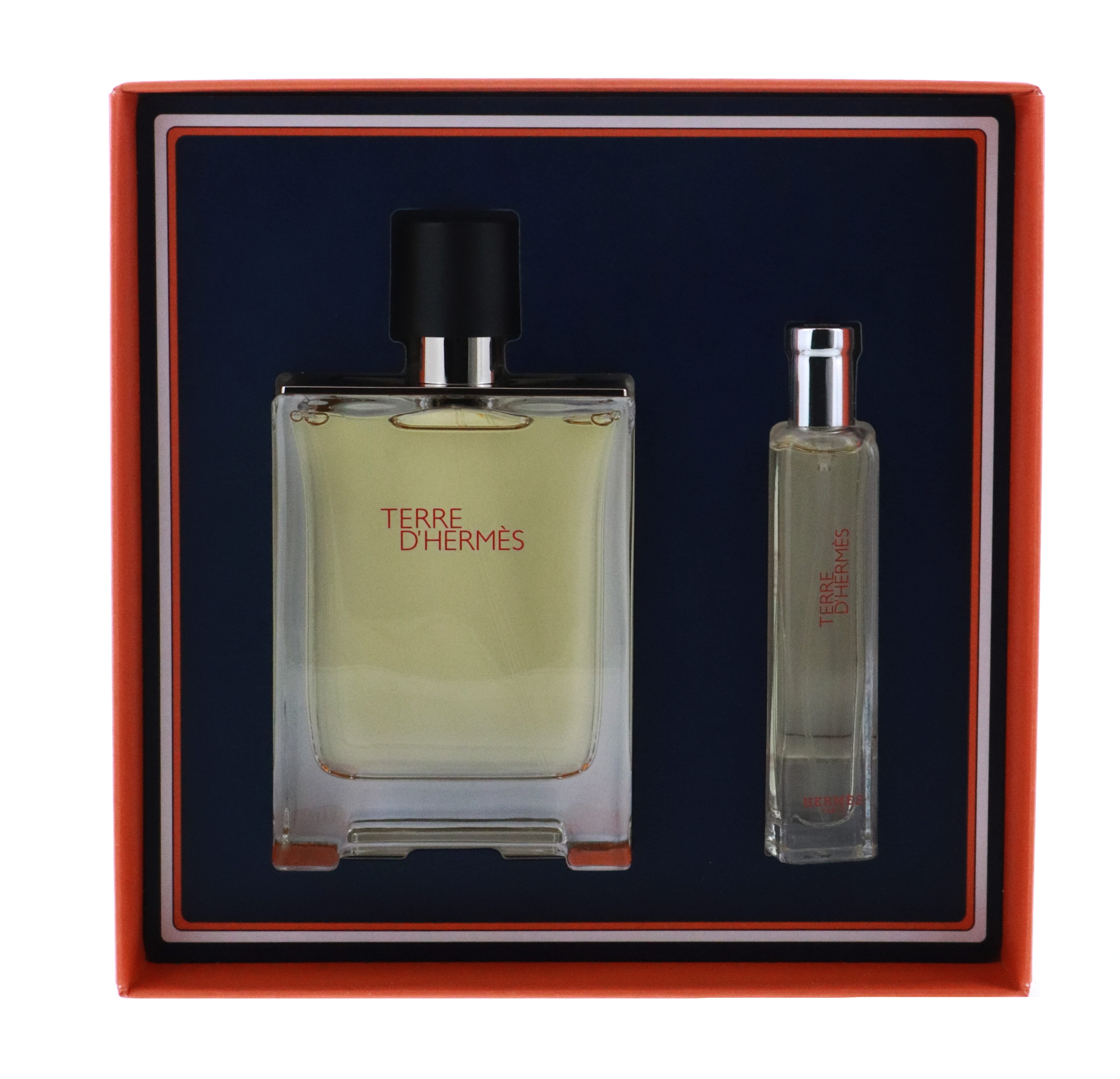 Hermès Terre d'Hermès セット　トラベルに便利サイズ含む Hermes Terre D'Hermes Gift Set (EDT 3.3 oz, EDT 0.5 oz) - Walmart.com