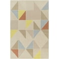thumbnail image 2 of Hauteloom Mani Wool Living Room, Bedroom Area Rug - Contemporary - Oatmeal, Camel, Dark Beige - 18" x 18" Sample, 2 of 7