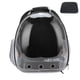 thumbnail image 1 of Mochila para gatos Space Capsule, transparente, con burbujas, para perros y gatos pequeños, color negro, 1 of 14