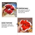 thumbnail image 4 of PENIKOKO Red Fabric Hair Tie for Women, Stylish Holiday Hairband Accessory, Comfortable and Hairband, 4 of 7