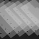thumbnail image 4 of juego de separadores de carpeta transparentes de 6 anillas con pegatinas doradas., 4 of 7