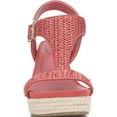 thumbnail image 4 of Kenneth Cole Reaction Womens Card Faux Leather T-Strap Espadrilles, 4 of 5