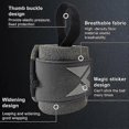 thumbnail image 3 of 1 Pair Wrist Wraps with Fastener Tape Thumb Loop Design Weightlifting Powerlifting Wrist Support Straps, 3 of 5