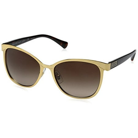 Ralph Lauren Sunglasses Women's 0ra4118 Cateye, Gold/Dark Tortoise, 54 mm
