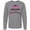 AC-Heather Grey, variant on Inktastic My Mother is a Survivor Breast Cancer Awareness Long Sleeve T-Shirt