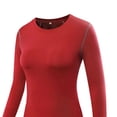 thumbnail image 5 of FNFYFH Women's Long Sleeve Shirts Plus Size Quick Dry Hiking Fishing Workout Shirts UPF 50+ Sun Protection Shirt Rash Guard, 5 of 5