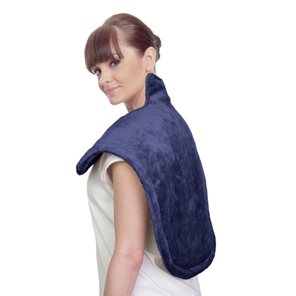 Neck & Shoulder Heat Relief Wrap 6 Settings, Blue