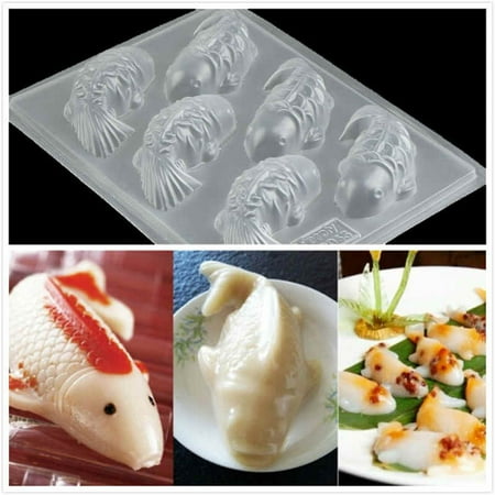 

Party Yeah 1 PCS 3D Carp Fish Cake Chocolate Mould For Jelly Sugarcraft Rice Cake Baking Tools