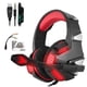 thumbnail image 1 of Hunterspider V3 Auriculares para juegos Auriculares estéreo con cancelación de ruido Auriculares con micrófono LED para juegos Auriculares, Negro Rojo Guardurnaity EL000004-02B, 1 of 2