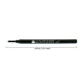 thumbnail image 2 of Monteverde Rollerball Pen Refill Medium Point Black Ink 6 Pack (G233BK), 2 of 3