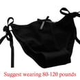 thumbnail image 3 of Breathable Cotton Triangular Underwear For Women Side Ties Design Lingerie Briefs Low Waist Bowknot Panties Thongs, 3 of 9