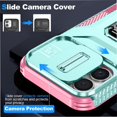 thumbnail image 4 of Funda para GANGXUN iPhone 16 Plus - Soporte metálico, Función magnética, Verde, 4 of 5