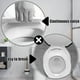 thumbnail image 1 of Bearachild Bisagras para asiento de inodoro, apertura silenciosa y cerrada, hechas de ABS, accesorio Universal para asiento de inodoro Accesorios de baño, 1 of 6