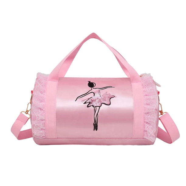 Sonducket Bolso de baile latino para niñas con bordado y detalle de lentejuelas que añaden glamour al vestido de baile Bolso de hombro de moda Bolsas de mensajero y de hombro hilo corto rosa
