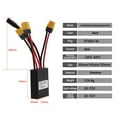 thumbnail image 2 of Dual Battery Discharge Management Module for Lithium Electric Bikes, 20-72V Input/Output, 20A/30A/40A Optional Current, Aluminum Housing, -20-60°C Operating Temp, with Charging Port, 4.8x4.5x2cm, 2 of 6