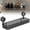 Dark Gray, variant on Clearance Sale | Corrugated Suction Cup Shower Shelf with Drainage Design, No-Drill Wall Storage, Silver