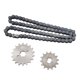 thumbnail image 5 of Piñón de motor delantero 420 de 18 dientes, cadena 420 de 60 eslabones, piñón trasero 14 dientes, kit para scooter, ATV, motocicleta, bicicleta, 5 of 14