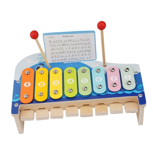 Xilófono de piano, juguete musical, instrumento de percusión, regalo educativo temprano para cumpleaños, desarrollo de habilidades para niños de 1 a 3