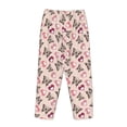 thumbnail image 5 of Xecao Beautiful Butterflies and Hearts Women's Straight Lounge Pajama Pants: The Epitome of Relaxed Sleepwear, 5 of 9