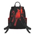 thumbnail image 4 of Northern Cardinal Bird Black Backpack for Women Men Laptop Backpack Work Business Travel Computer Bags Casual Schoolbag Daypack, 4 of 5