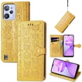 thumbnail image 6 of for Blackview A55 Wallet Case, Cat Dog Cartoon Cute Style with ID Card Holder PU Leather Flip Phone Cover Case for Blackview A55 MG Yellow, 6 of 14