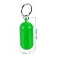 thumbnail image 2 of Uxcell Floating Keychain, 3 Pack Plastic Key Float Buoyant Keyrings for Boating Water Sports, Green, 2 of 6