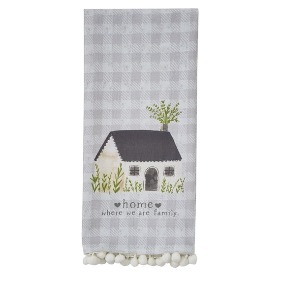 Home Flour Sack Printed Dishtowels - Set of 2