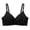 Black, variant on Plus Size Wireless Bras for Women, Push up Adjustable Seamless Bralette, No Underwire Comfortable Full Support Brassiere, 38B/C-44B/C