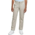 thumbnail image 3 of Boys 4-20 IZOD Flat Front Comfort Waistband Pants in Regular, Slim & Husky Color: Khaki Size: 16, 3 of 4
