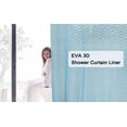 thumbnail image 3 of Blue 3D Water Cube Shower Curtain Liner & Hooks, MAZBFF 72 "x72" PEVA Mouldproof Plastic Shower Curtain Liner & 12 Hooks, No Odors, Eco Friendly, 3 of 8