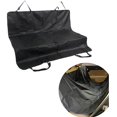 thumbnail image 1 of Fundas impermeables para asientos de coche para perros, alfombrillas protectoras negras para el asiento trasero de coches y SUV, fundas para el asiento trasero de mascotas, tamaño: 132 * 145 cm, 1 of 5