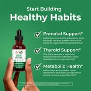 MaryRuths Iodine Drops, USDA Organic, THYROID Support, 1 Fl Oz, 450 Servings