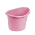 thumbnail image 4 of Cubo de baño,Cubo de baño Bañera Bañera,Bañera portátil con asiento para sentarse y sumergirse,Cubo de bañera para bañera infantil,Cubo de bañera Cubo de ducha rosa, 4 of 8