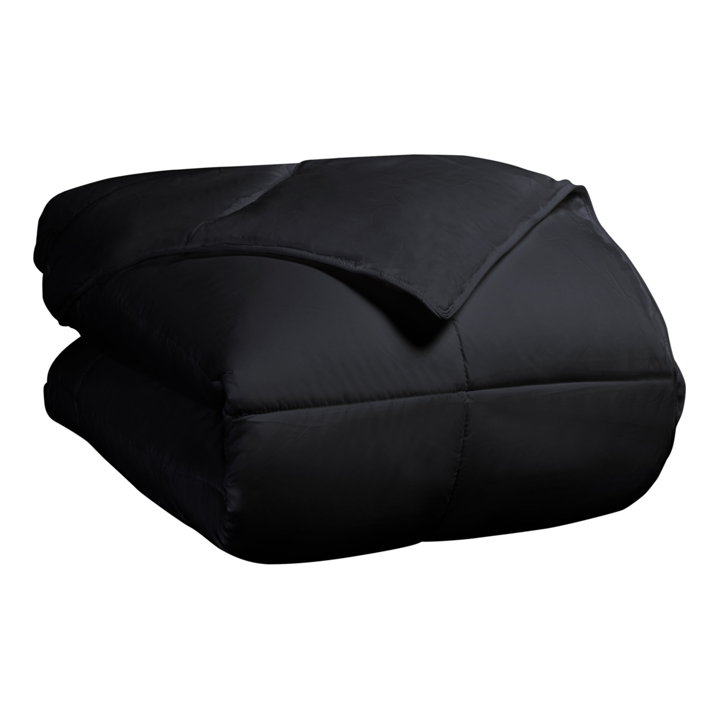 BNM Classic Down Alternative Comforter, Twin XL, Black