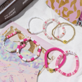 thumbnail image 7 of GOVSONE 7Pcs Heishi Surfer Bracelets Preppy Happy Smile Beaded Y2K Kidcore Aesthetic Jewelry for Women, 7 of 7