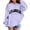 Purple, variant on Tiijoy Toddler Girls Hoodies Los Angeles Print Long Sleeve Hooded Sweatshirt, Sizes 3-4T