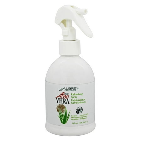 Aubrey Organics - Pure Aloe Vera Refreshing Spray - 8 oz.